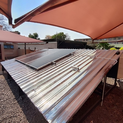 installed solar pannel